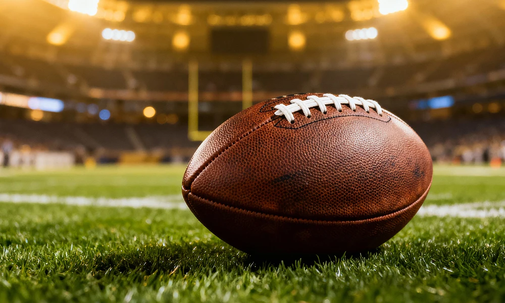 football on a field