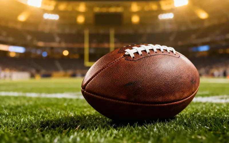football on a field